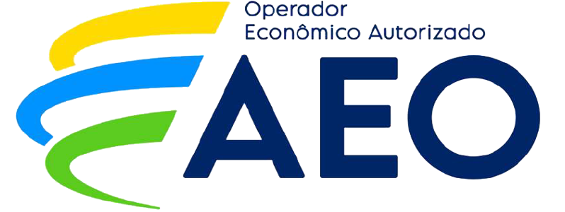Logo da certificação OEA - Operador Econômico Autorizado